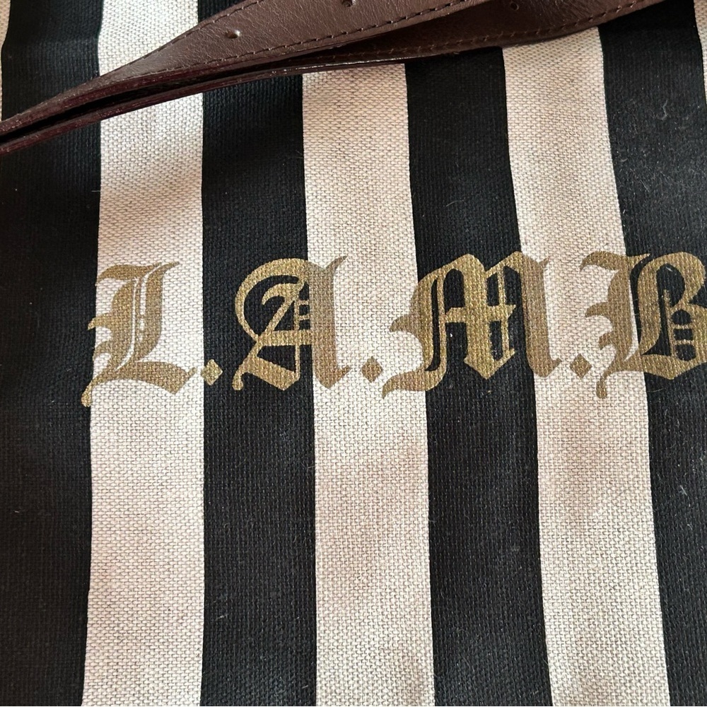 L.A.M.B. Brown Leather Shoulder Bag - Picture 7 of 15